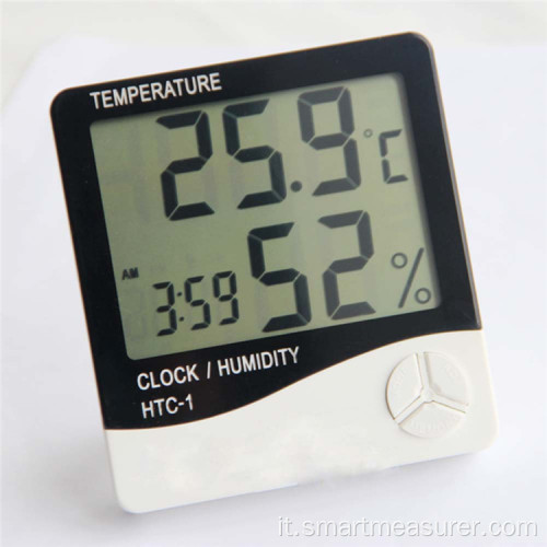 Termometro per interni Misuratore di umidità Misuratore di igrometro Monitor